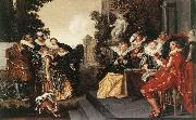 HALS, Dirck Merry Party in a Tavern fdg china oil painting artist